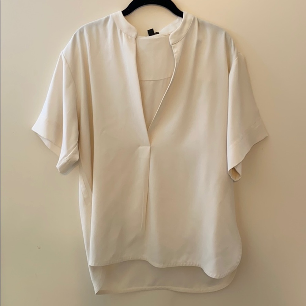 V cut crime blouse